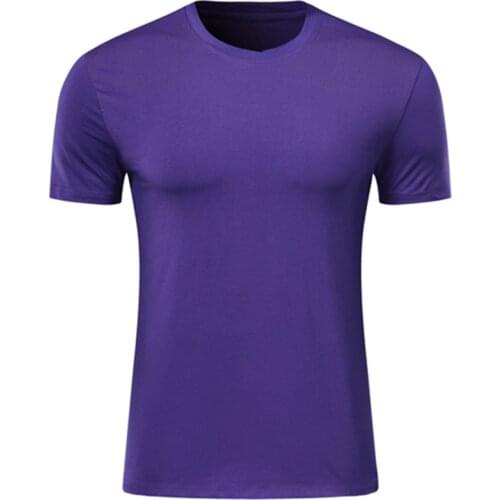 Custom Men Clothing Tops Purple Short Sleeve