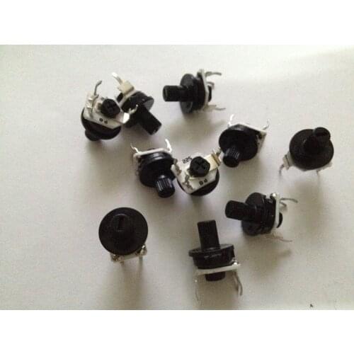 Original new 100% horizontal trimming resistor glass glaze adjustable resistor 225 2.2M DIP (Inductor)