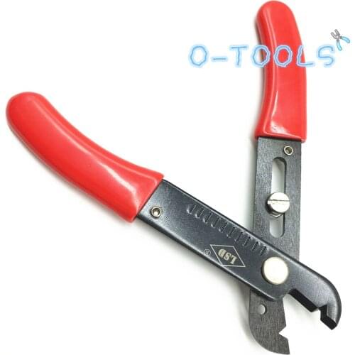 Cable stripper pliers for strip and cut wire,circuit board,plastic burr LK-108 wire stripping cutter tools with one hole