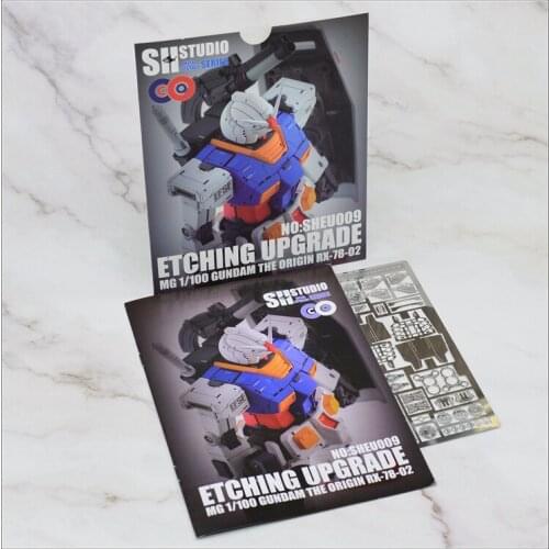 SH STUDIO MG 1/100 GTO ORIGIN RX-78-2 Gundam Special DIY Etching Sheet Metal Detail Tonic Accessories