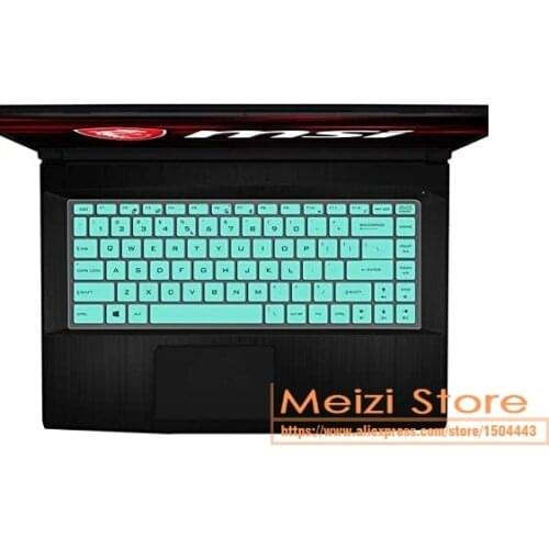 Laptop Silicone keyboard cover skin for MSI GF65 thin GF63 GS65 P65 PS42 PS63 & Bravo 15 Gaming MSI 15M Creator Laptop