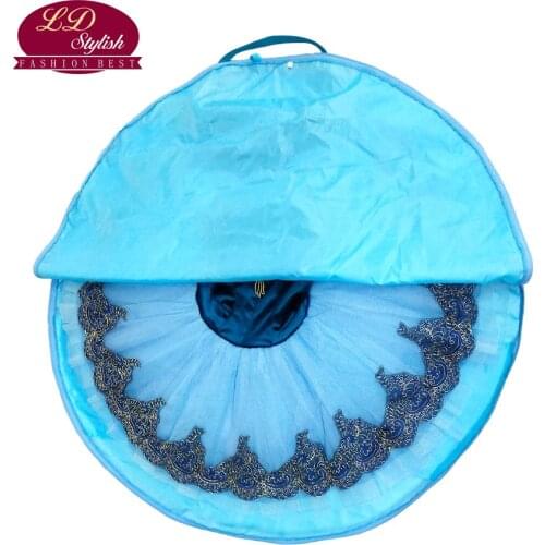 Blue Dance bag Black waterproof bag for ballet tutu Pink canvas flexible and foldable soft Ballet bag for ballet tutus zippers