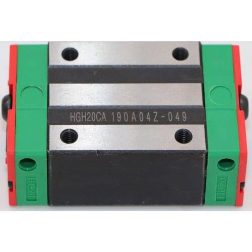 Taiwan HIWIN HGH20CA carriage slider for HIWIN HGR20 linear guideway