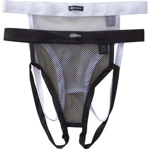 Gay Thongs G-string Mesh Fishnet Transparent Sexy Underwear Jockstrap Open Butt Erotic Porno Panties Sissy Panties String Tanga