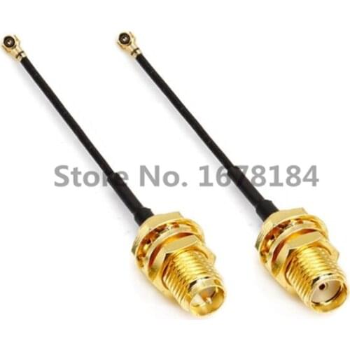 5pcs SMA Connector Cable Female to uFL/u.FL/IPX/IPEX RF Coax Adapter Assembly RG178 Pigtail Cable 1.13mm