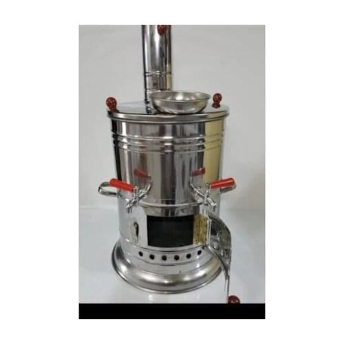 Wood Charcoal Stove Camping Steel Samovar Tea Coffee machine Charcoal Turkish Arab Russian Tea Stove Kettle Picnic Water Heating tea maker