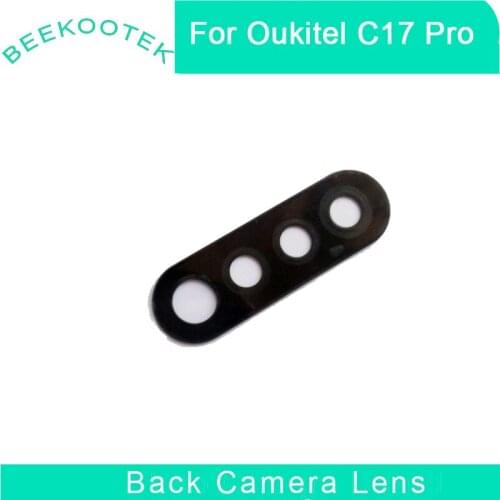 New Original C17 Pro Rear Camera Glass Lens Battery Cover Glass Repair Accessories Part For Oukitel C17 Pro Cellphone