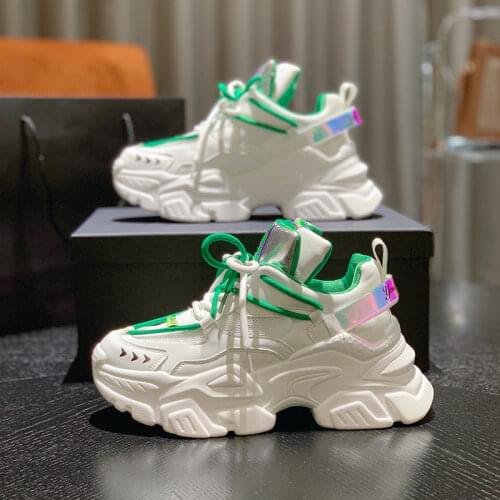 Women Platform Chunky Sneakers Designers Fashion Brand Casual Shoes Woman Tennis Basket Female Summer Vulcanized Shoes 2021