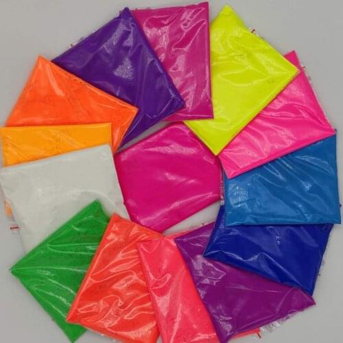 500 grams total50grams per color Mix 10 NEON Colors Fluorescent Powder for Nail,nail polish pigment,glow under ultraviolet light