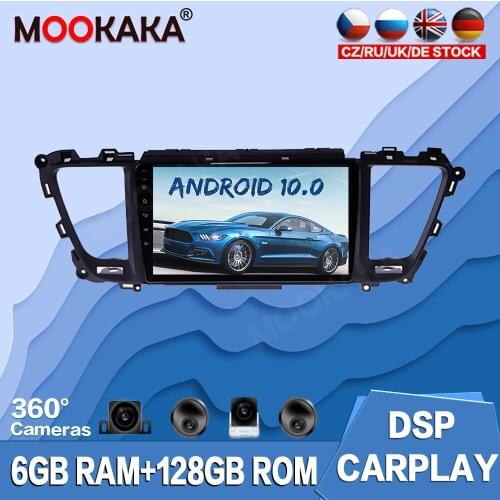 Android 10.0 128G For Kia Carnival 2015-2019 Car Multimedia Player Radio GPS Navigation Auto Stereo Recorder Unit Audio