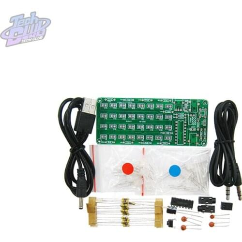 ASD-84 8*4 Audio Spectrum Indicator Level Indicator Kit Electronic Production DIY Parts LED Light Emitting Tube Module
