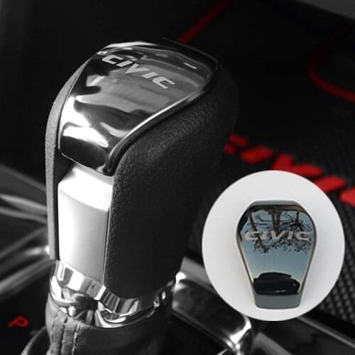 Car Accessories Gear Shift Knob Sequins Cover Case for Honda CIVIC 2016 2017 2018 2019 2020 Gear head sequins Carstyling