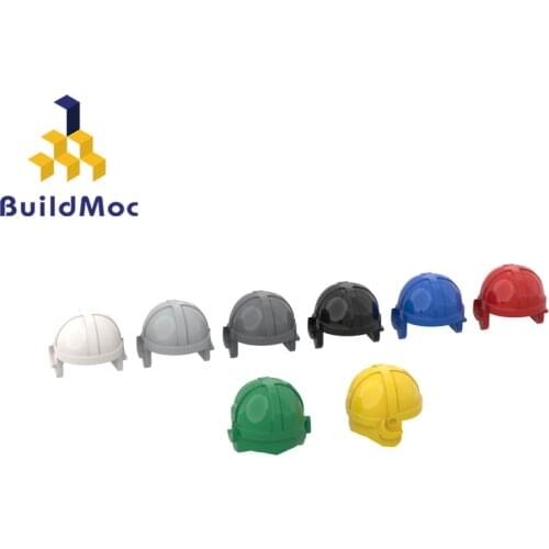 Buildmoc Bricks 30171 FLYING HELMET For Building Blocks Parts DIY Construction Christmas Gift Toy