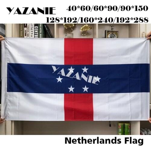 YAZANIE Netherlands Antilles 1959–1986 Flags and Banners 3*5 FT 90*150 cm Holland Constituent Countries Dutch Flags