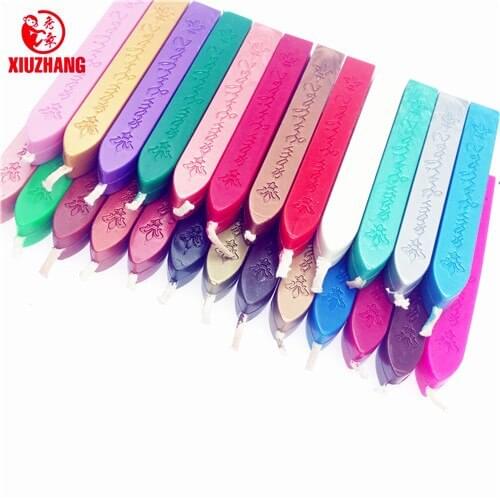Sealing Wax Stick Retro Seal Stamps For Letter Wedding Invitations 90*10*10mm Vintage Cord Wick Vintage Sealing Wax Sticks