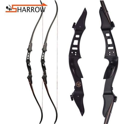 60" 20-50lbs ILF Recurve Bow American Hunting Bows 17" ILF Bow Riser For Outdoor Fishing Shooting Arrows Archery Accessories