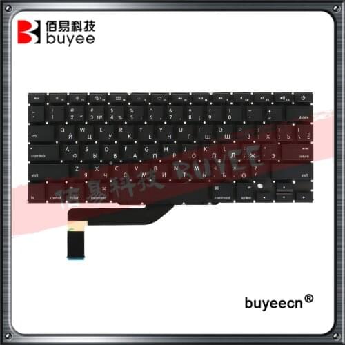 NEW 15" Laptop A1398 Russian Keyboard For MacBook Retina Pro A1398 RU Layout Version Keyboards Replacement Tested OK