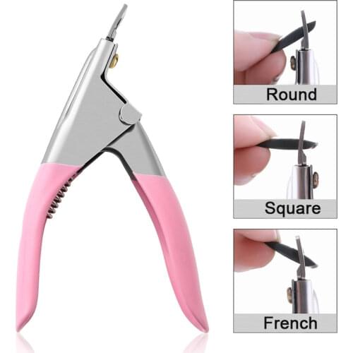 1 Piece Of Nail Clipper manicure Clamp Clippers Special Type U Word Cut false Manicure Tools Cut clipper Nail Manicure tools