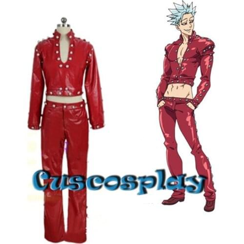 The Seven Deadly Sins Ban Cosplay Costume Uniforms Anime Foxs Sin of Greed Party Costume Halloween Xmas Costumes for Adult