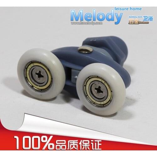 Me-rp019 shower room sliding door single hole swing double pulley hanging wheel bathroom fittings