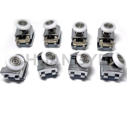 Set of 8 Shower Door Rollers Wheels Pulleys CY-907AB-25mm