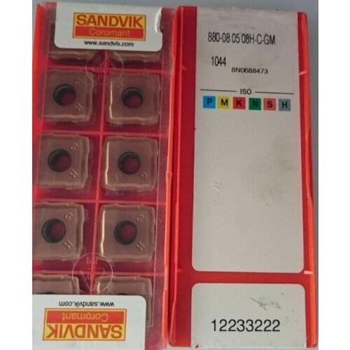 ORIGINAL 10PCS CARBIDE INSERT 880-080508H-C-GM1044