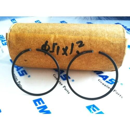 Wholesale EMAS High quality 100pcs 51mm * 1.2mm Piston Ring For Husqvarna and Stihl Chainsaw Cylinder Piston