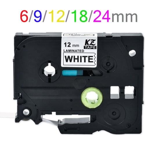 Multi colors Tze231 Label Tape Compatible for Brother P Touch printer Tze tapes Tze-231 tze 231 tz231 tze131 tze241 tze221 141
