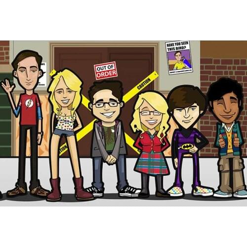 The Big Bang Theory jigsaw puzzle 1000 pieces adult TBBT TV Movie wooden puzzles difficult Unzip educational toys Creative gifts