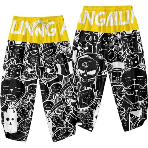 2021 New Arrival Print 3D Men/Women Creative National Tide Hip Hop Pants Harajuku Streetwear Elastic Waist Harem Joggers Pants