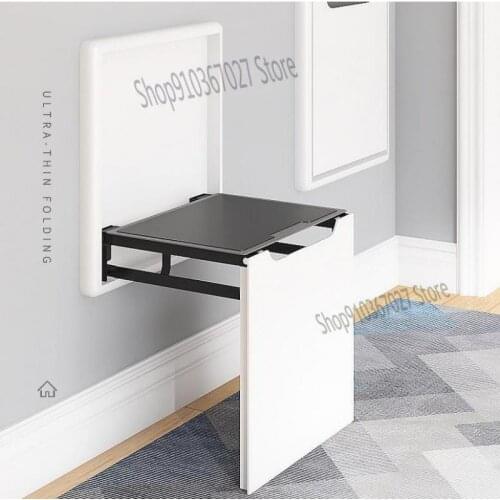 Entrance Folding Wall Stool Shoe-changing Stool Shoe-changing Stool Shoe Stool At The Doorway Wall-mounted Wall-mounted Stool