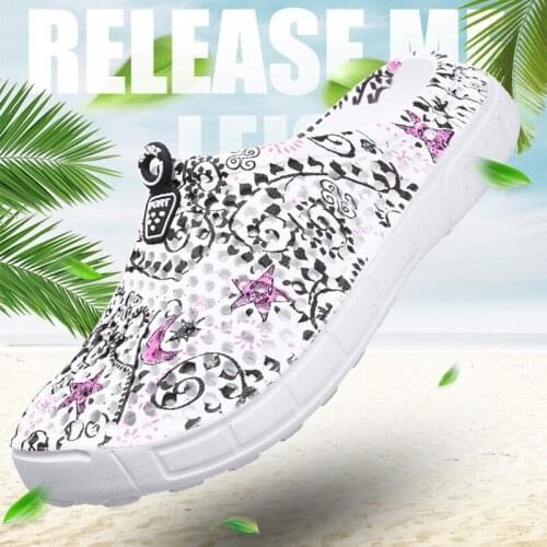 Floral Printing Slippers Women Home Slippers Unisex Slides Summer Beach Shoes Woman Sandalie Summer Sandals Flats Shoes
