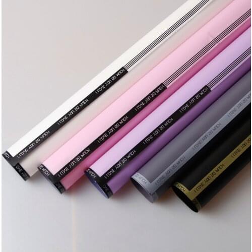 Love Romantic Letter Flower Wrapping Paper Korean Craft Flower Packaging Paper Florist Bouquet Gift Packaging Material