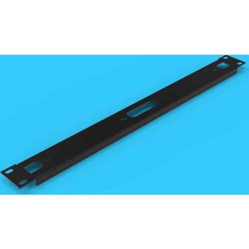 High quality 2pcs/lot Black 110 telephone distribution frame jump line 1U 100 telephone wiring empty shelves
