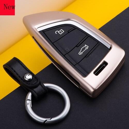 High-Quality Aluminium Alloy LCD Car Smart Key Case Cover for BMW 7 Series 740 530le 6 Series GT X3 X4 X5 X6
