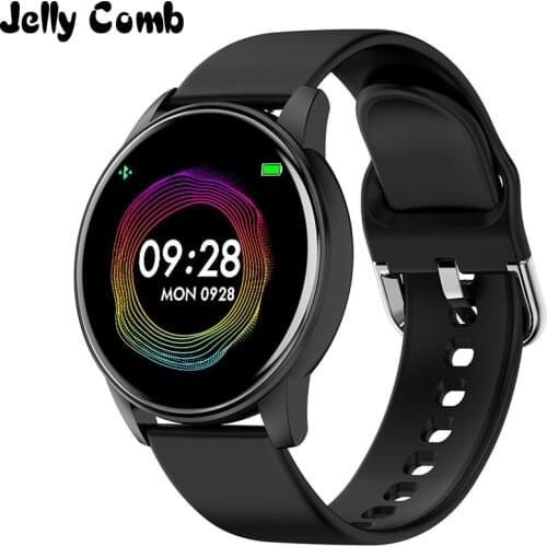 Jelly Comb Womens Watch Smart Bracelet for IOS Andriod Ladies Female Smartwatch Fitness Tracker Forecast Smart Watches Men