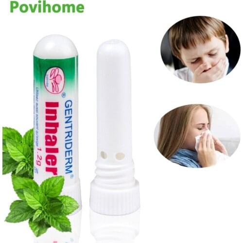 1Pcs 100% Original Peppermint Nose Inhaler Balm For Cold And Headache Nasal Essential Oils Chinese Tradition Herbal Ointment