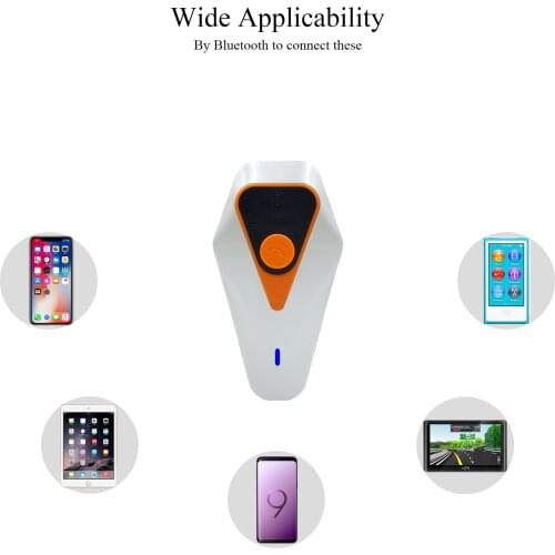 1000 Meters Bluetooth Walkie Talkie Motorcycle Helmet Bluetooth Wireless Walkie Talkie Music FM Waterproof Headset