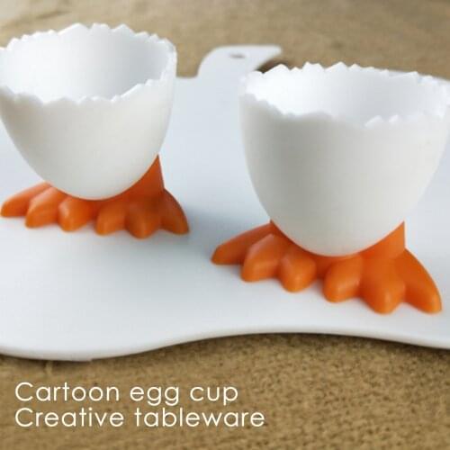 4 Pcs Egg Holder Creative Egg Cup Holder Egg Opener Separator Kitchen Tools Accessories Kitchen Supplies Boiled Eggs Container
