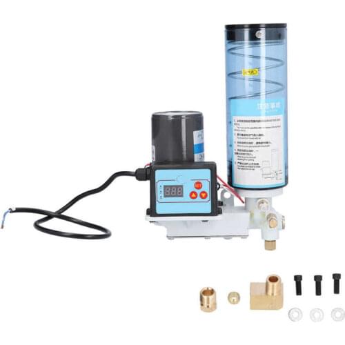 AC 220V 20W Electric Grease Pump Automatic Oil Lubricant Pumping Transfer Machine For MLK-202-100-3