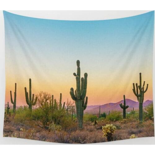 Desert Scottsdale Arizona Tapestry Wall Decor Tapestries Bedspread Wall Art Coverlet Blanket Curtain Bedding Furniture Yoga Mat