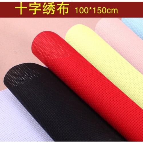 9TH oneroom 11CT cross stitch cloth cotton cloth Black Beige red big 9ct small lattice 14CT aida cloth 6