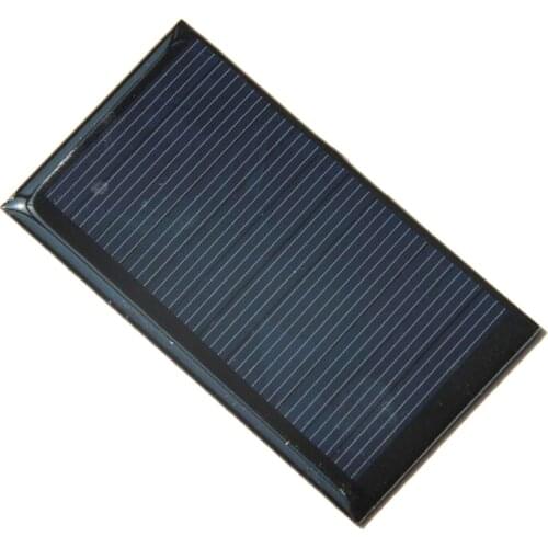 BUHESHUI 0.5W 6V Mini Solar Cell Polycrystalline Solar Panel DIY Solar Charger Education Kits 5PCS/Lot Free Shipping