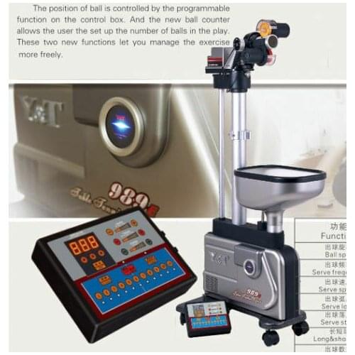 New Table Tennis Robot Balls Picker Ping Pong Auto Ball Training Machine 989E Top Quality