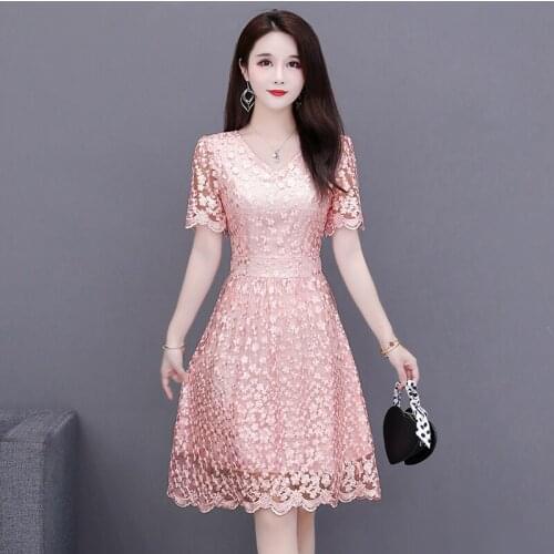 Розовые летние платья OloMM China At AliExpress