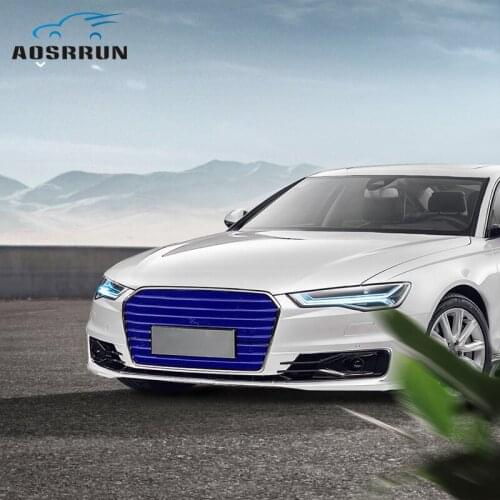 Front grille modified water tank protection net engine protection insect net Car Accessories For audi A6 C8 2019 2020