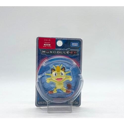 Pokemon Pocket Monster Collection Rocket Team Meowth Mimikyu Toys Model Anime Figures Favorites Collect Ornaments