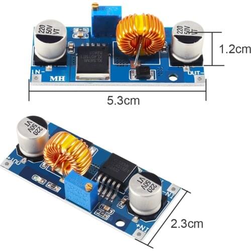 Original Xl4015 E1 5a Dc To Dc Cc Cv Lithium Battery Step Down Charging Board Led Power Converter Lithium Charger Module
