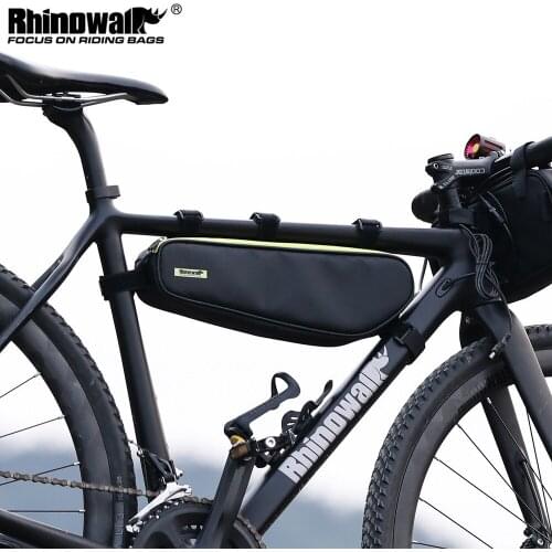 Rhinowalk Bike Bicycle Cycling Bag Front Tube Frame Phone Waterproof Bicycle Bags Triangle Pouch Frame Holder Bycicle Accessorie