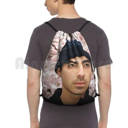 Joe Jonas Beanie Backpack Drawstring Bags Gym Bag Waterproof Joe Jonas Jonas Jonas Brothers Beanie Winter Boyband Music